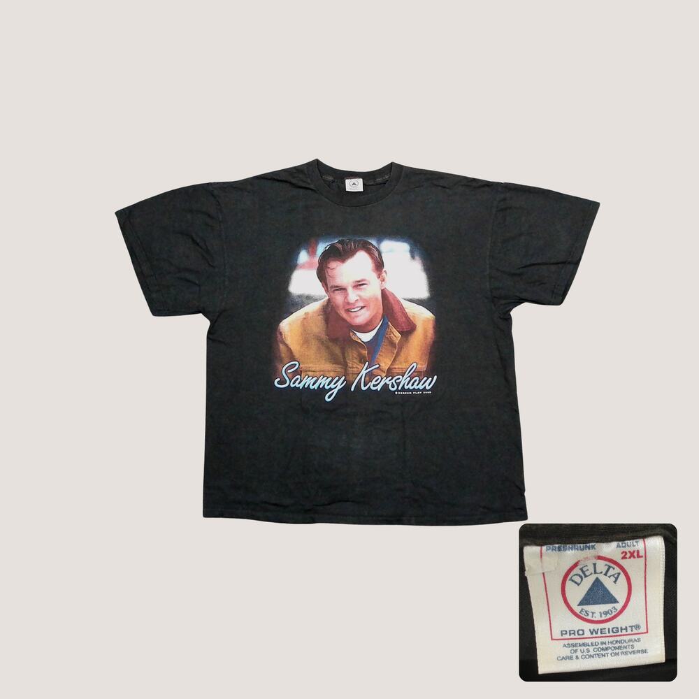 Vintage Sammy Kershaw Tour 2000 Graphic Tee XXL